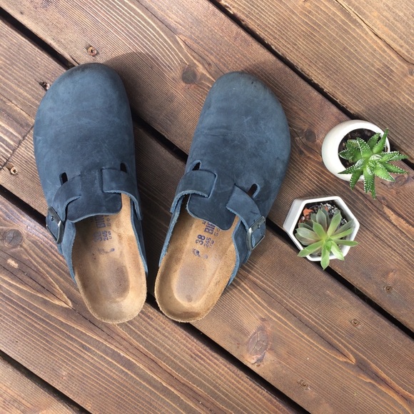 Birkenstock Shoes - Birkenstock Blue Size 38 Clogs